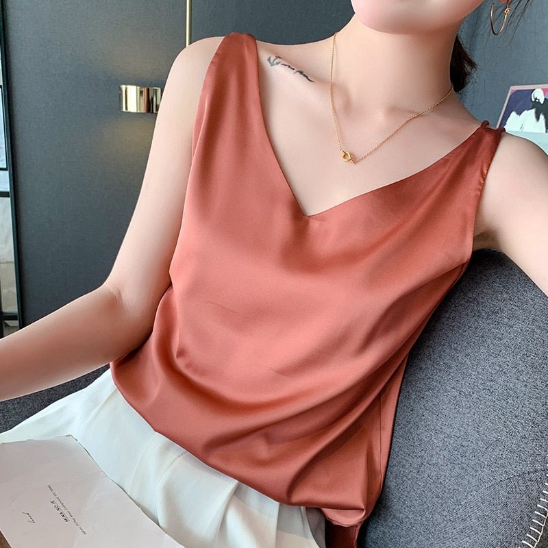 Sarah | Elegant Tank Top V-Neck