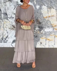 Louisa | Maxi Sundress 3/4 Sleeve