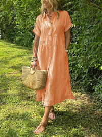 Ruth | Shirt Dress Button-Front