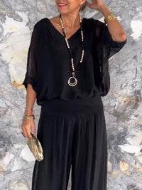Camille | Two Piece Set V-Neck