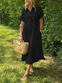 Ruth | Shirt Dress Button-Front