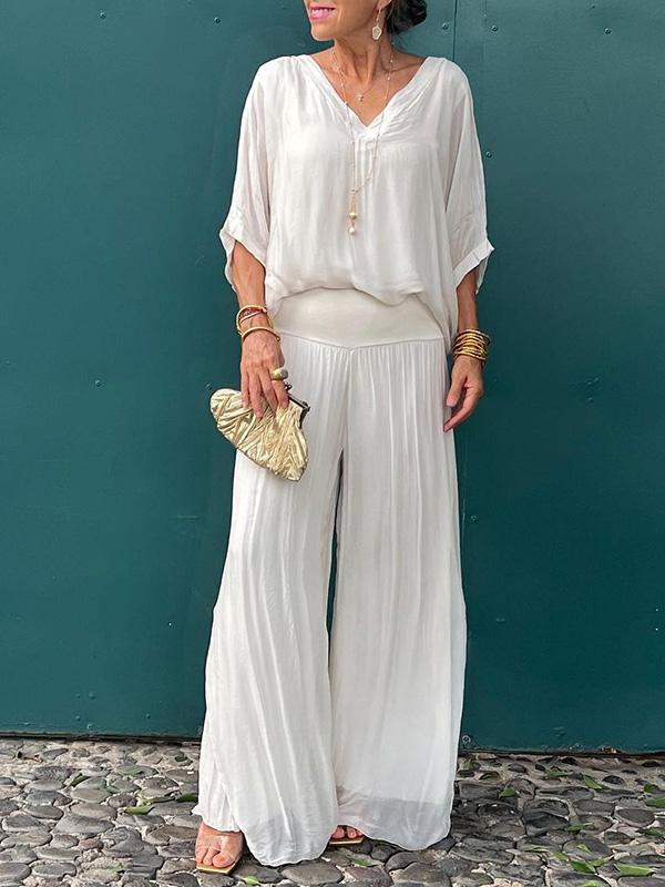 Camille | Two Piece Set V-Neck