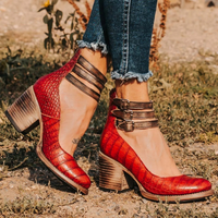 Linda | Comfortable Heeled Sandals Orthopedic Block Heel