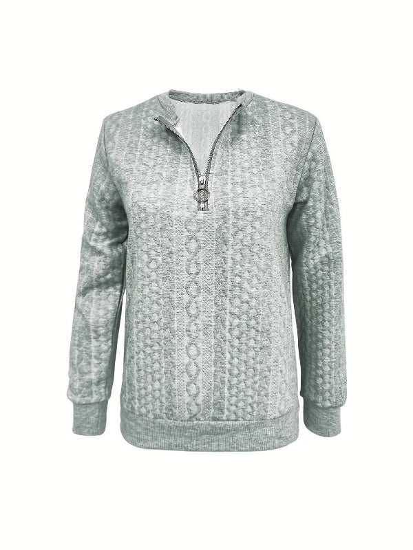Victoria | Blouse Textured Zip