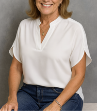 Eloise | Blouse V-Neck Short Sleeve