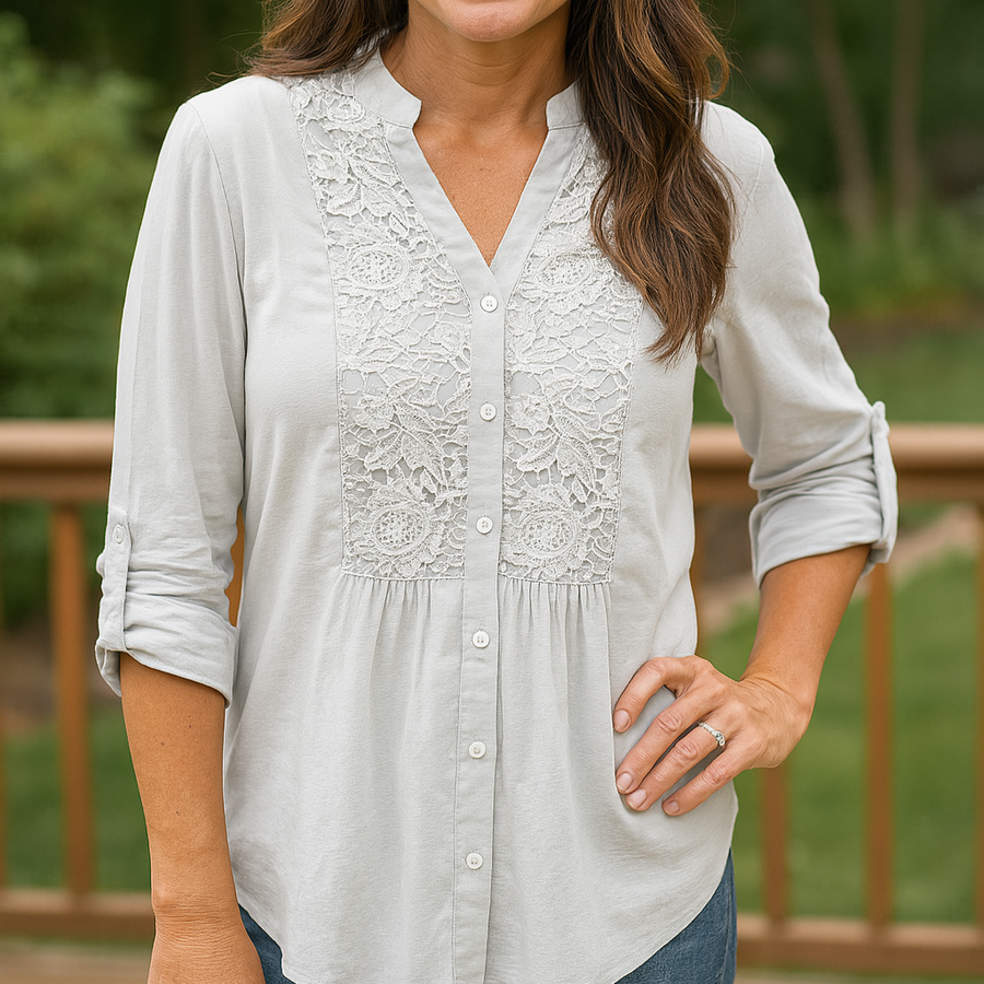 Aspen | Blouse Three-quarter Sleeves