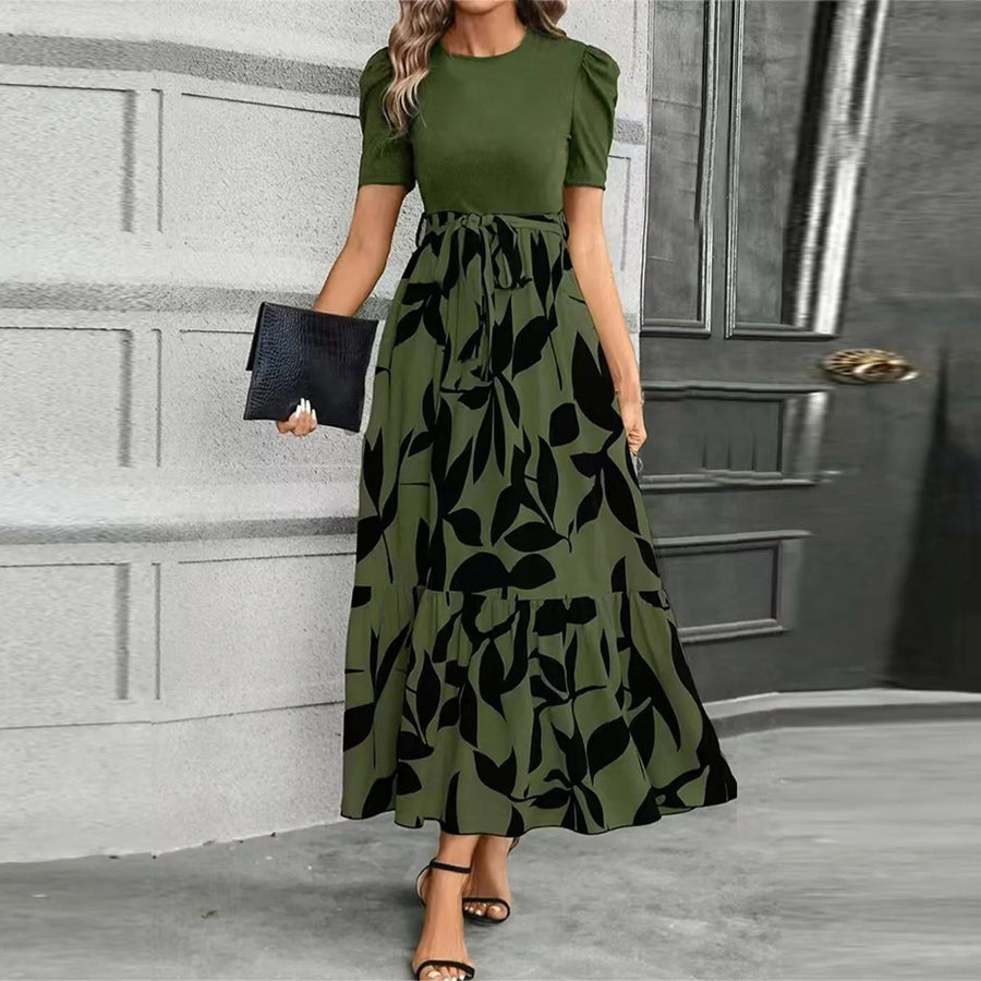 Eleanor | Floral Midi Dress A-Line