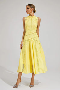 Theodora | Wedding Guest Midi Dress Lace A-Line
