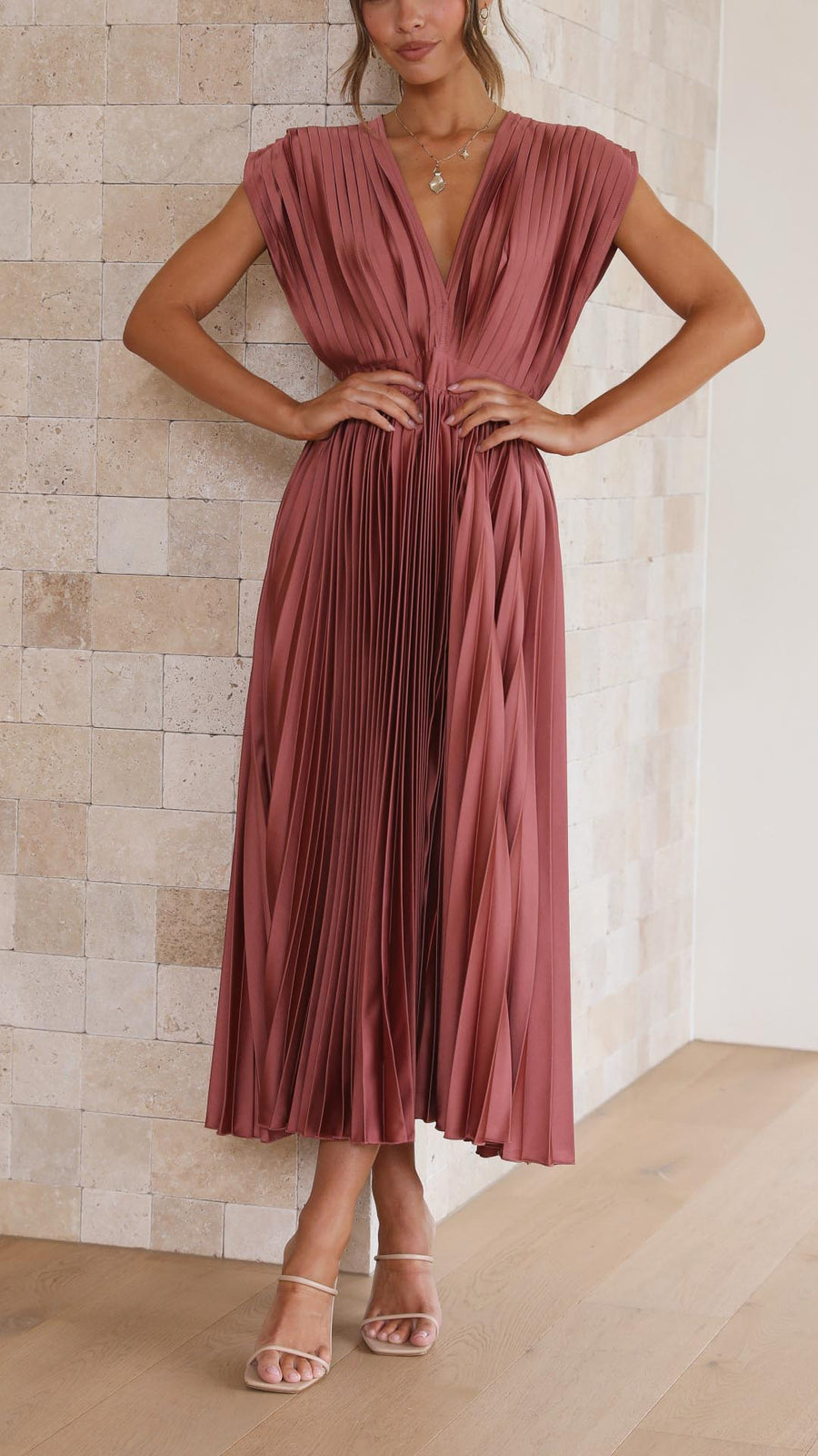 Tiana | Wedding Guest Midi Dress A-Line