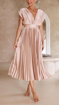 Tiana | Wedding Guest Midi Dress A-Line