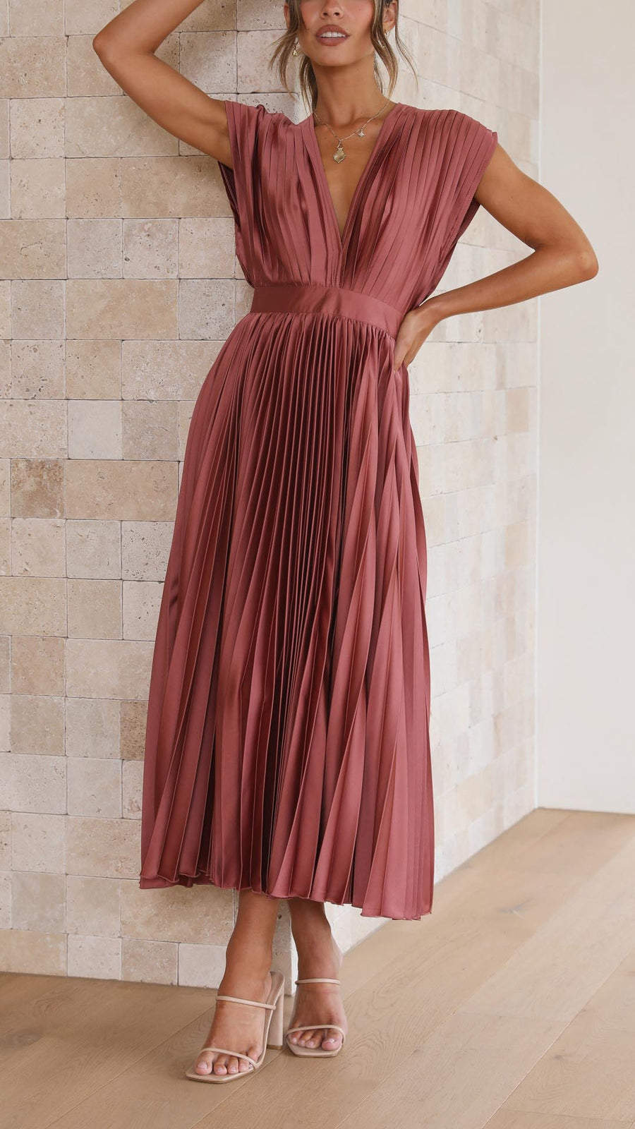 Tiana | Wedding Guest Midi Dress A-Line