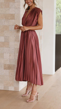 Tiana | Wedding Guest Midi Dress A-Line