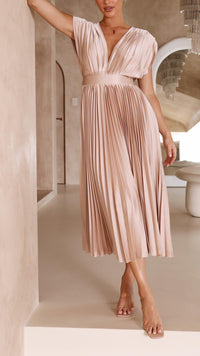 Tiana | Wedding Guest Midi Dress A-Line