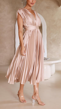 Tiana | Wedding Guest Midi Dress A-Line