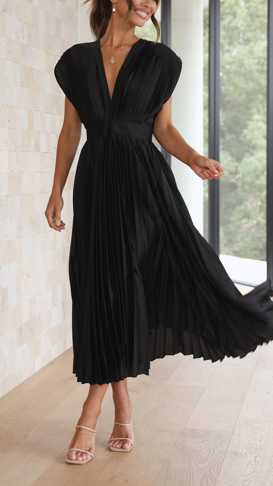 Tiana | Wedding Guest Midi Dress A-Line