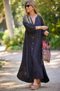 Tabitha | Boho Maxi Dress V-neck